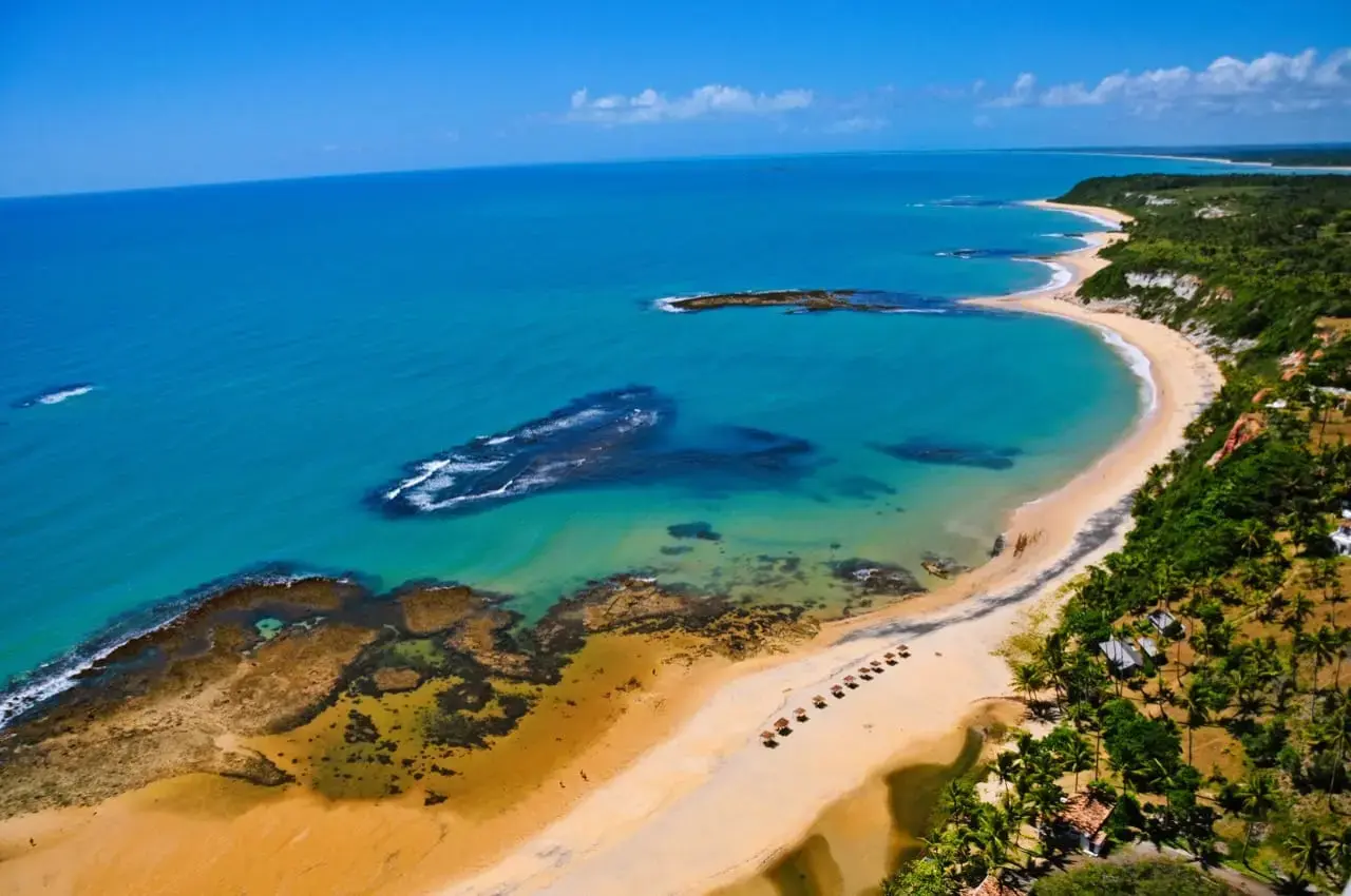 Entrada do Aeroporto de Porto Seguro na Bahia